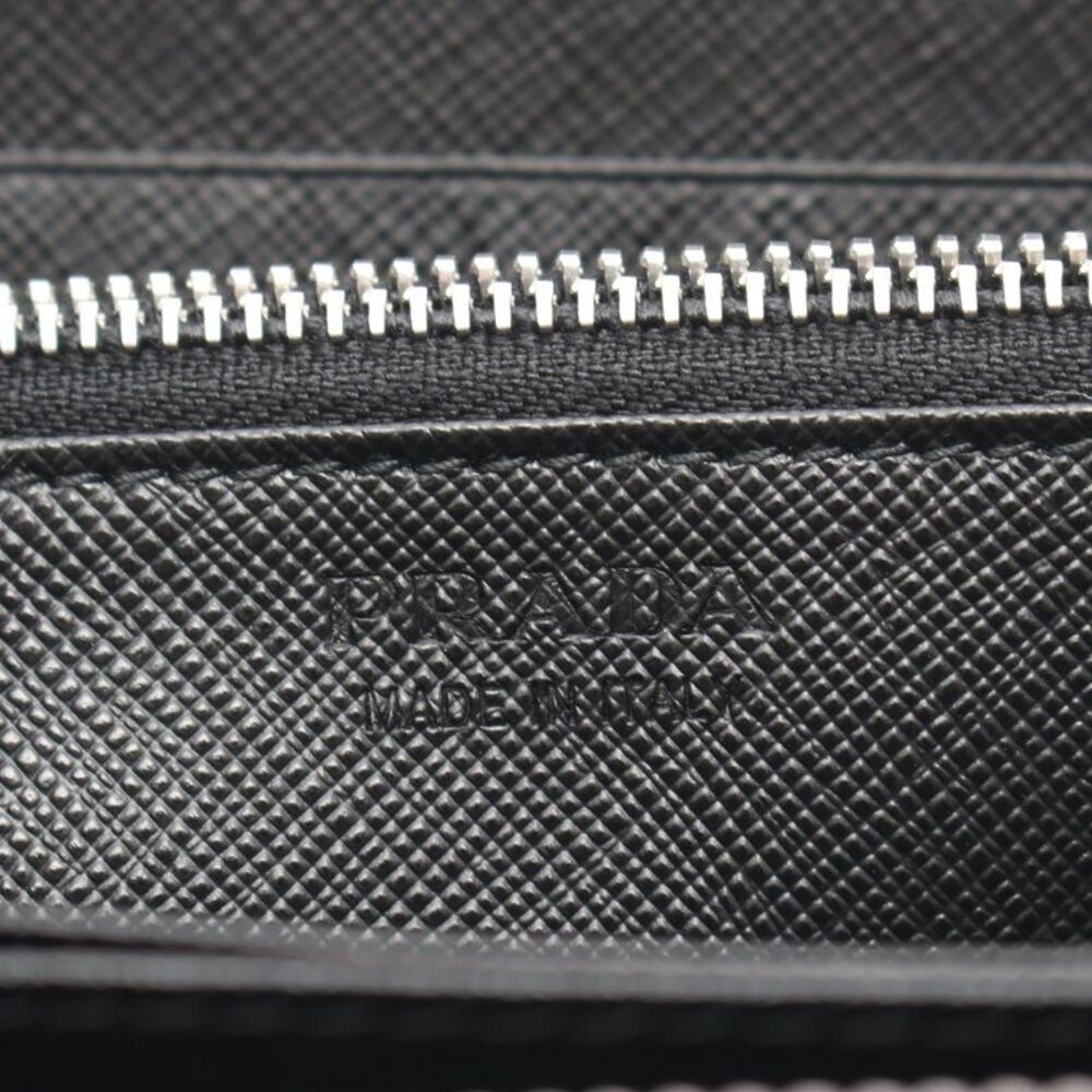 Prada Saffiano Leather Long Zip Wallet - Picture 4 of 6